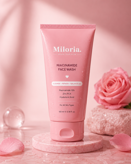 MILORIA Gentle Face Wash | Deep Cleansing & Hydrating Face Cleanser | 100ml
